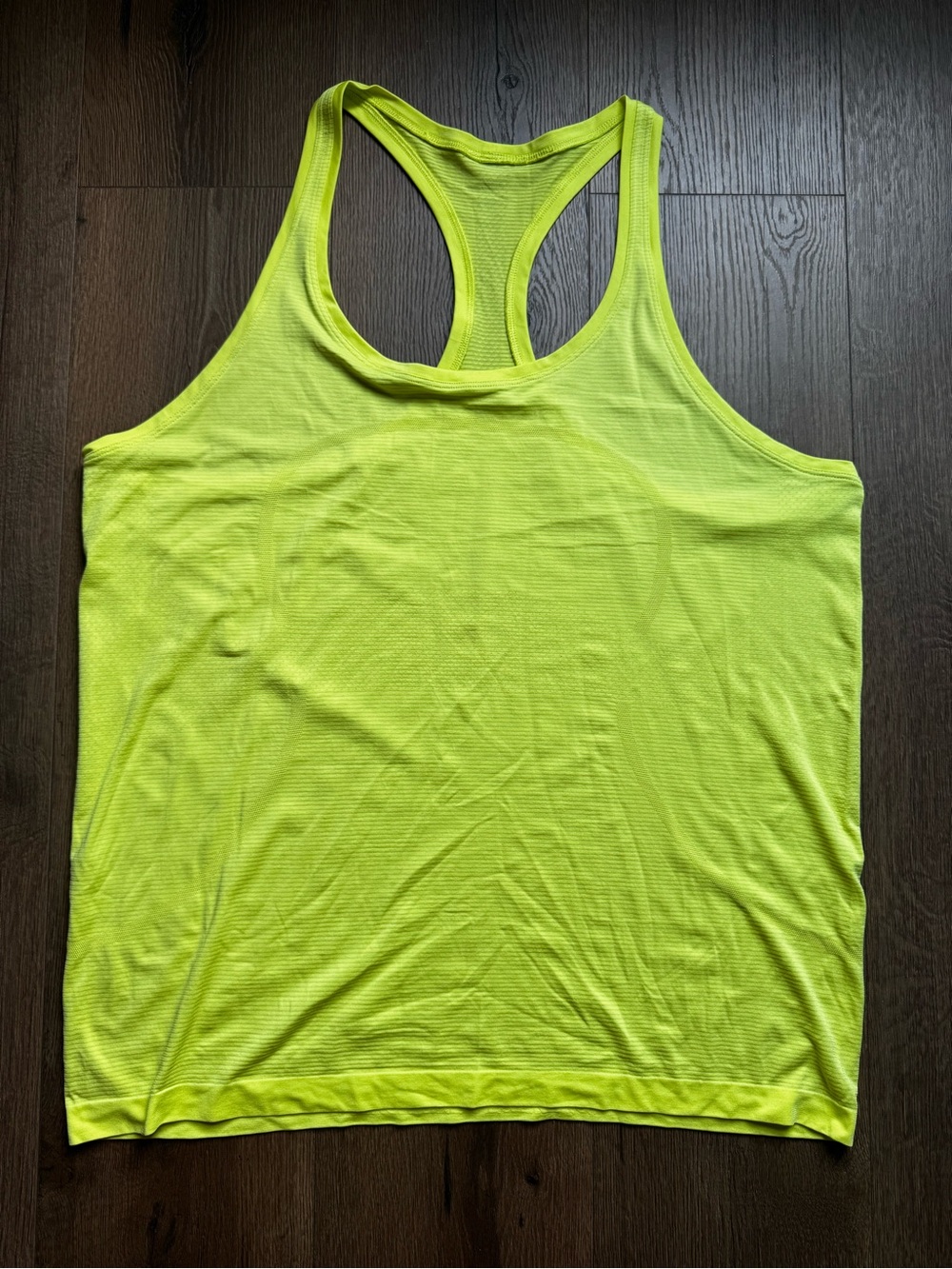 Lululemon Bright Yellow Racerback Tank